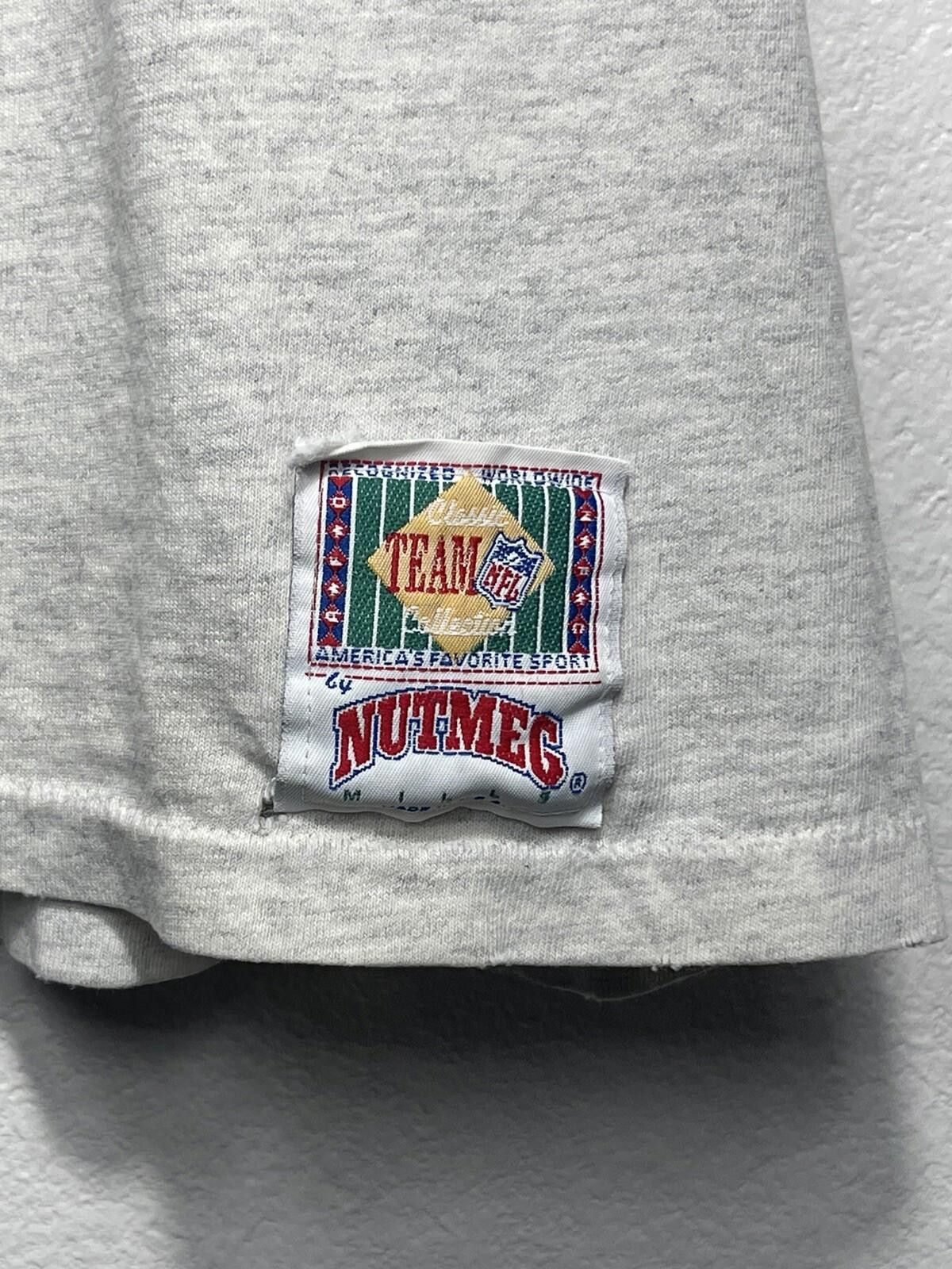 Nutmeg VTG 1990’s Kansas City Chiefs Nutmeg Mills Jack Davis Shirt Size US XL / EU 56 / 4 - 4 Thumbnail