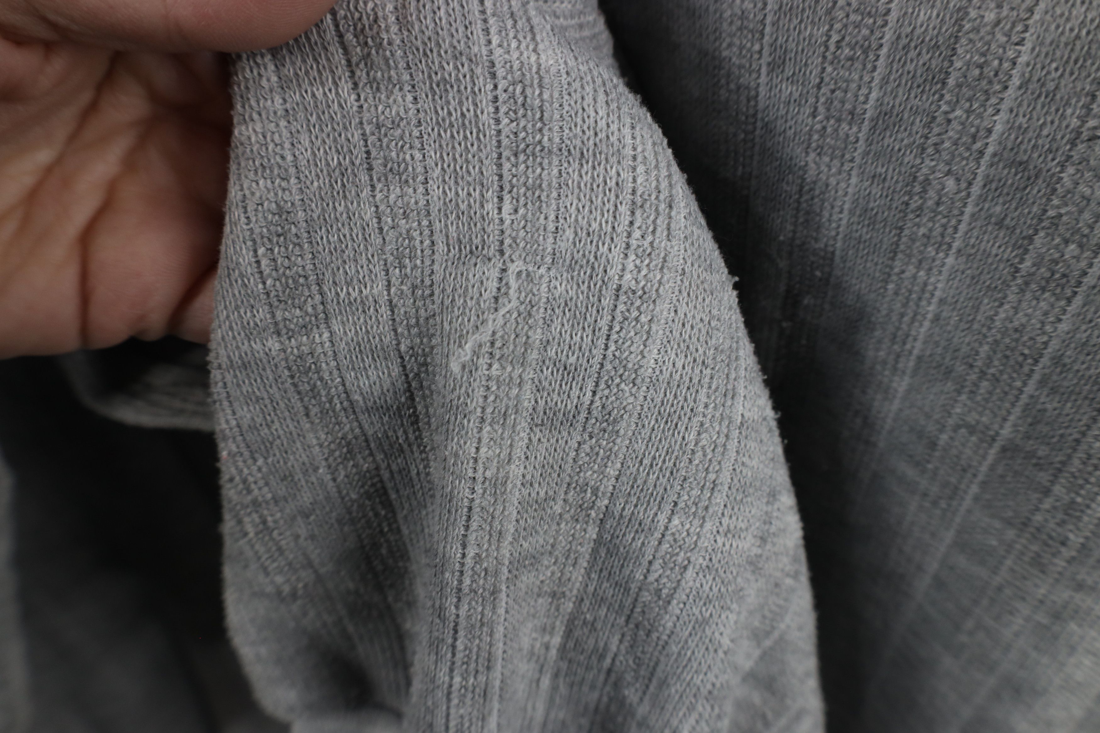 Vintage Vintage 90s Streetwear Knit Collared Pullover Polo Gray Size US XXL / EU 58 / 5 - 7 Thumbnail