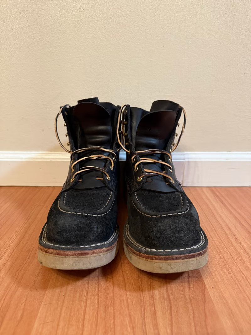 Nicks Boots Nicks Boots Moc Toe 10.5D Smooth/Roughout Black Size US 10.5 / EU 43-44 - 2 Thumbnail