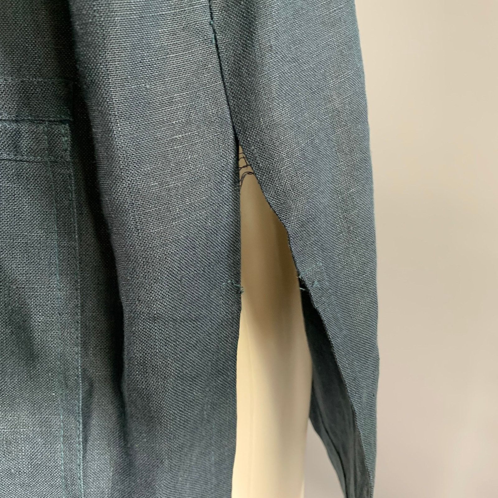 Other DAVID DART Size M Navy Heather Nehru Collar Shirt Jacket Size M / US 6-8 / IT 42-44 - 6 Thumbnail
