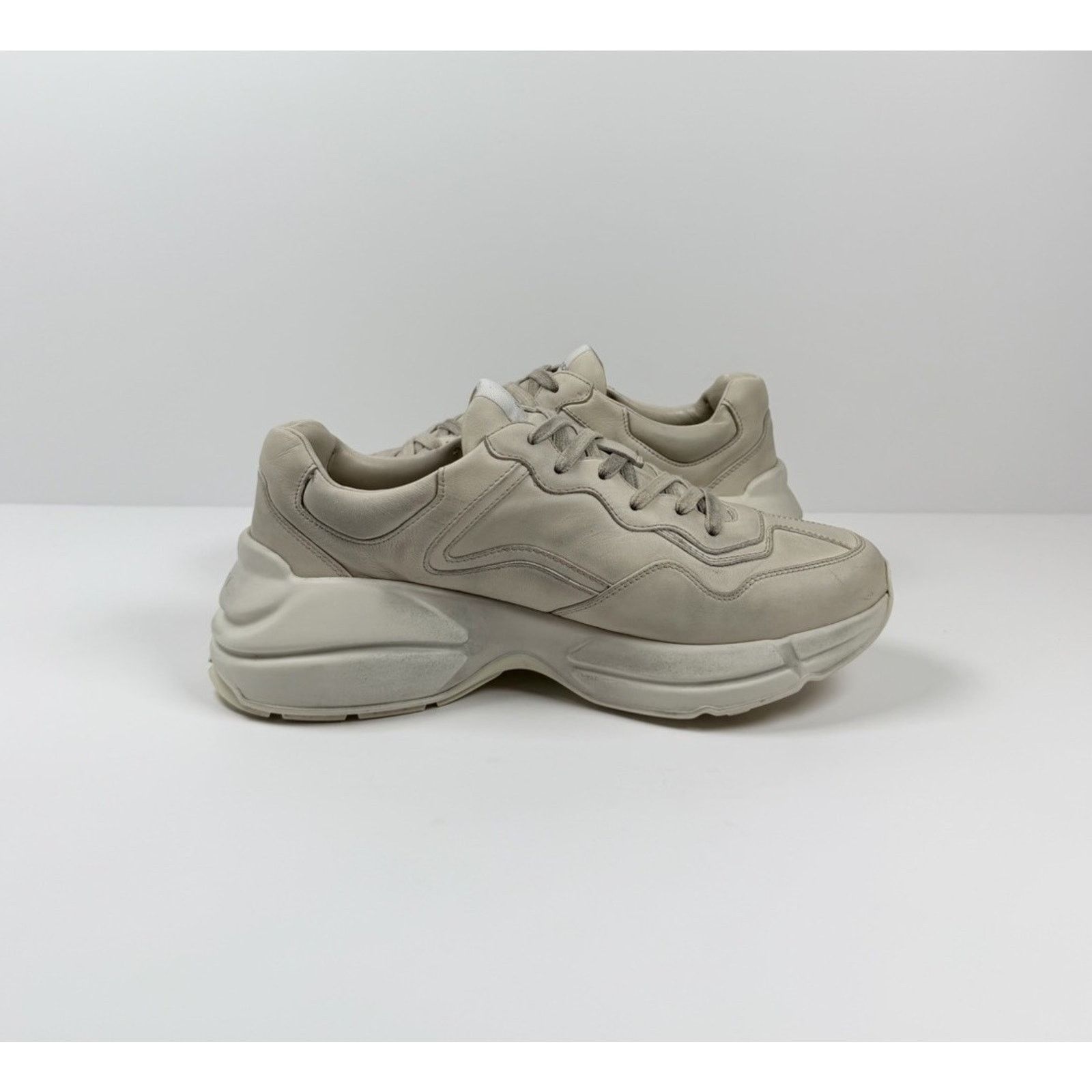 Gucci Size 8.5US - Gucci Rhyton Think/Thank Leather Sneakers Size US 8.5 / EU 41-42 - 5 Thumbnail
