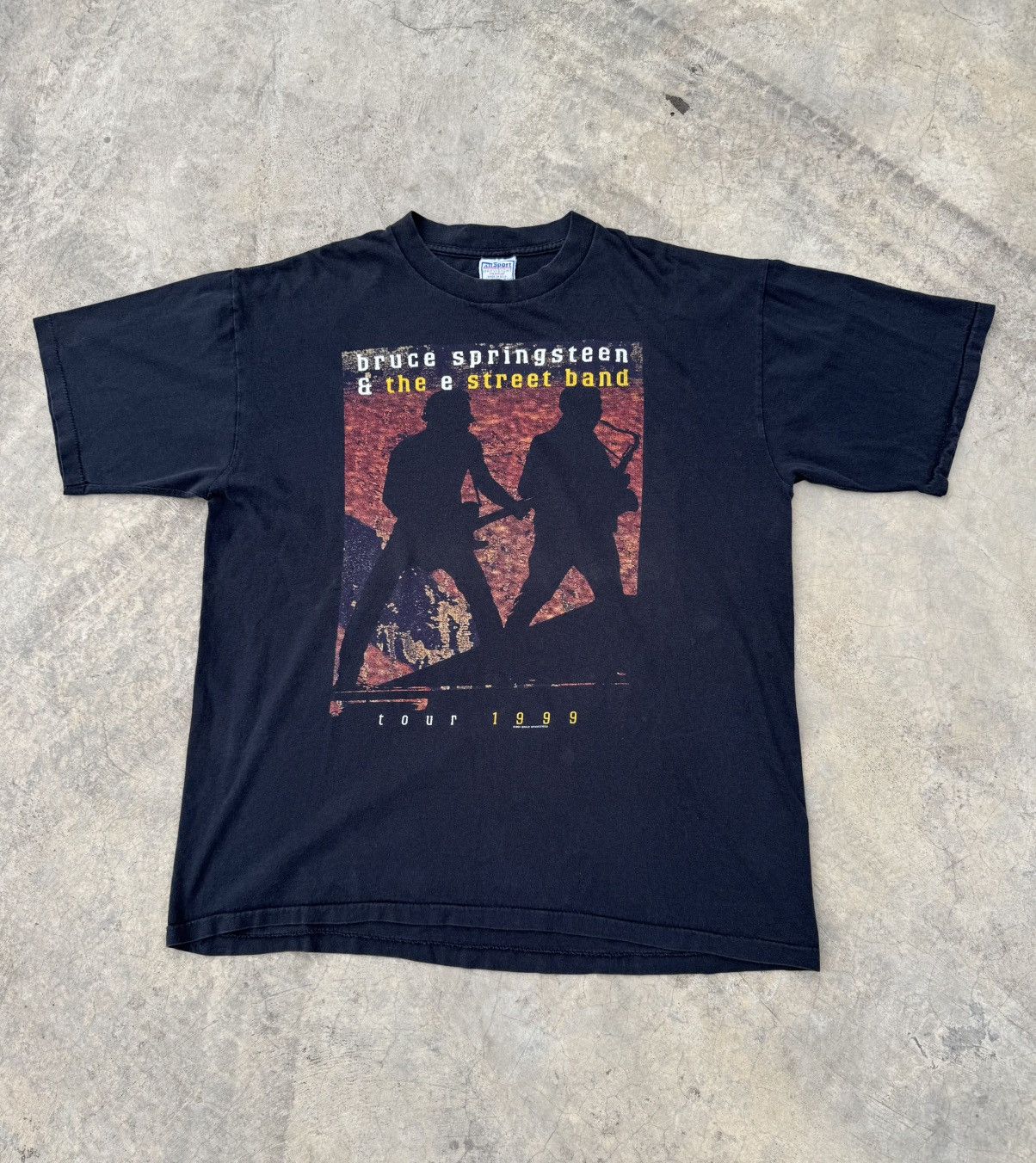 Band Tees Vintage 90's Bruce Springsteen the street band Tshirt Size US XL / EU 56 / 4 - 1 Thumbnail