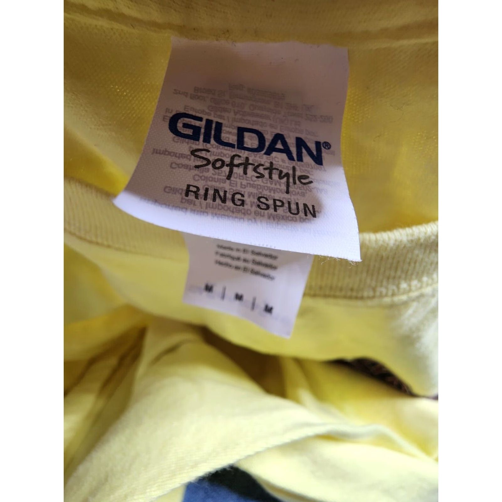 Vintage Gildan Heavy Cotton Graphic T Shirt Mens Yellow M Key West FL Lobster Design Short Sleeve Fall Season Cotton Tee Size US M / EU 48-50 / 2 - 4 Thumbnail
