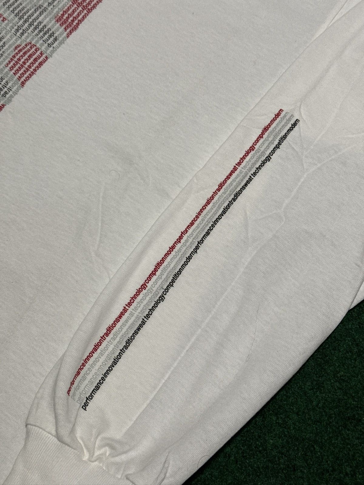 Nike Nike Long Sleeve Vintage 90s M/L 19x27 Graphic White T Shirt Size US M / EU 48-50 / 2 - 5 Thumbnail