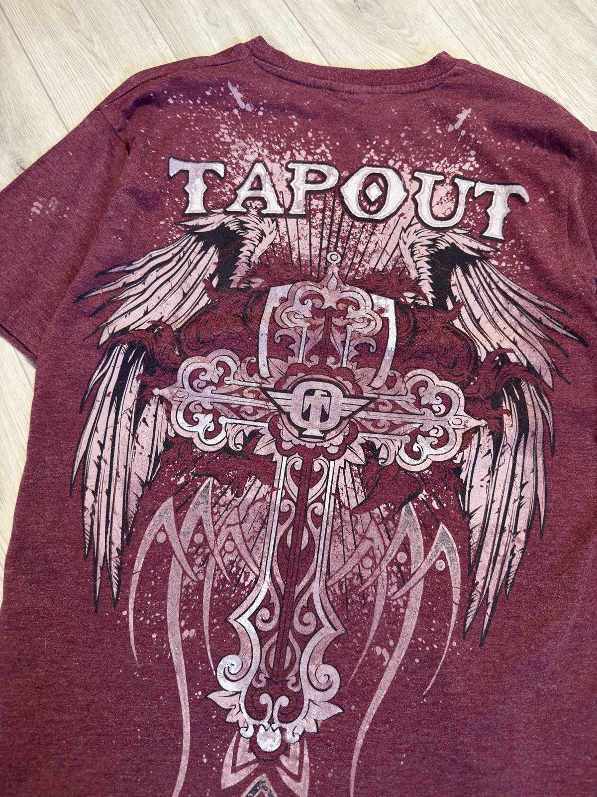 Tapout Vintage Tapout Cross Shirt Size US L / EU 52-54 / 3 - 2 Thumbnail