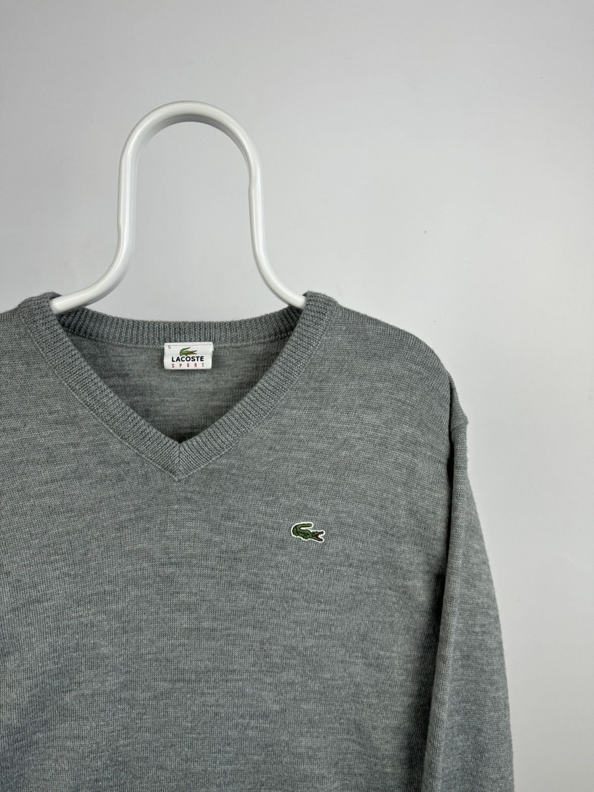 Lacoste × Vintage Vintage Lacoste Wool and Acrylic Jumper Sweater Size US L / EU 52-54 / 3 - 1 Thumbnail