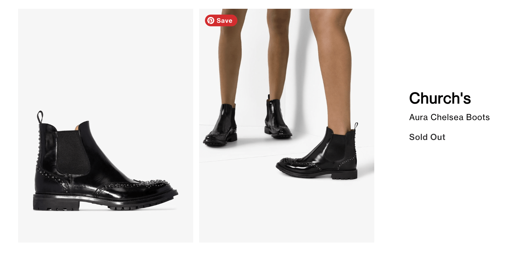 Church's Church's Aura 2 leather chelsea boots Size US 11 / IT 41 - 3 Thumbnail