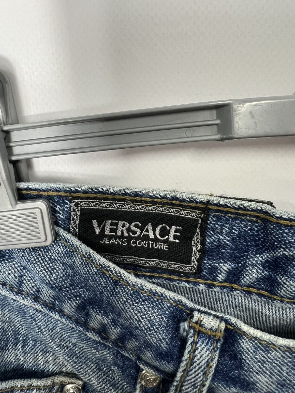 Versace Vintage streetwear y2k Versace Denim Pants Size US 34 / EU 50 - 4 Thumbnail