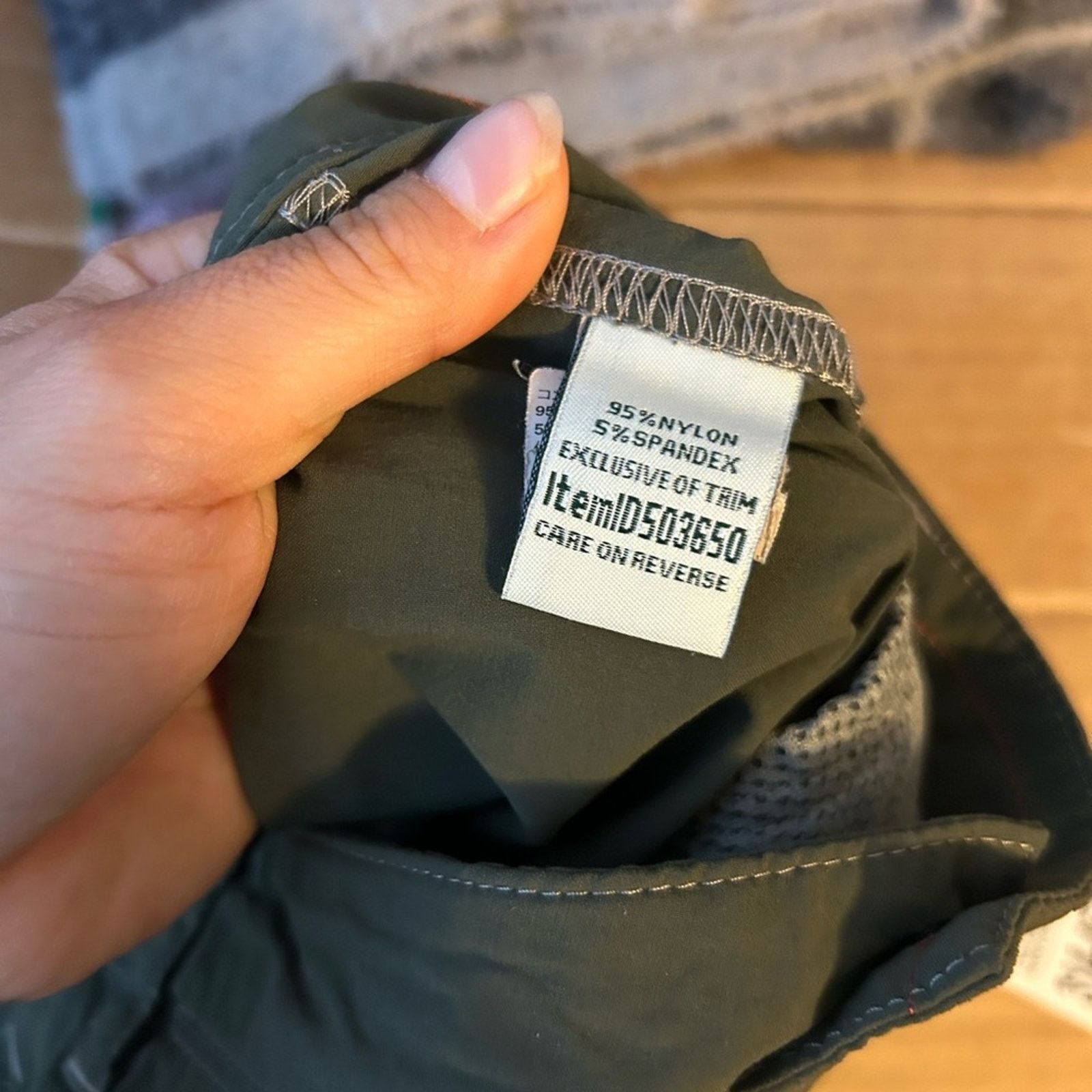 L.L. Bean L.L. Bean Olive Green Cresta Slim Fit Hiking Pants Size 36" / US 14 / IT 50 - 4 Thumbnail