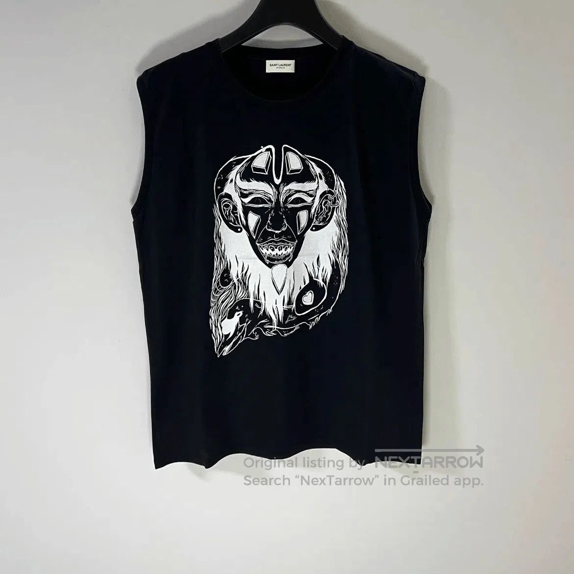 Saint Laurent Paris Saint Laurent Paris Devil Print Tank Top. Size US M / EU 48-50 / 2 - 1 Thumbnail