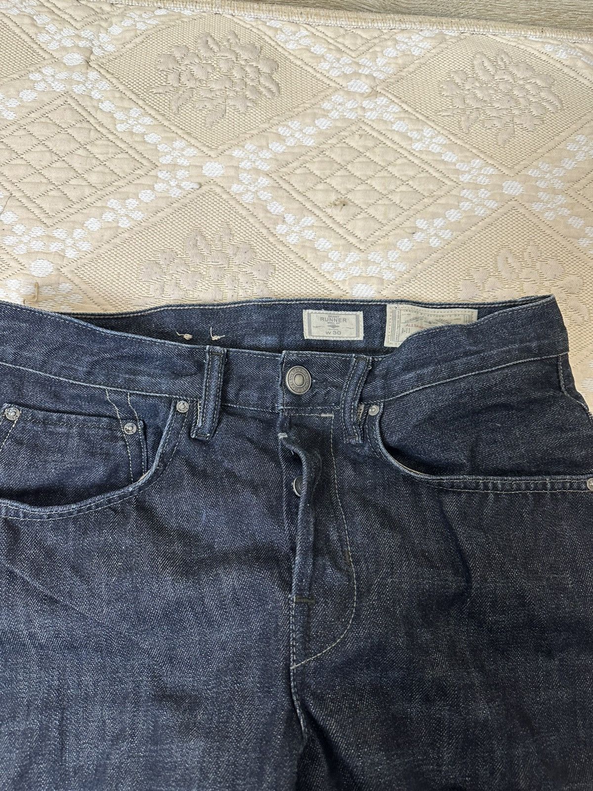 Allsaints 🔥 ALLSAINTS Spitalfields Runner Skinny Denim Pants Jeans Size US 30 / EU 46 - 8 Thumbnail
