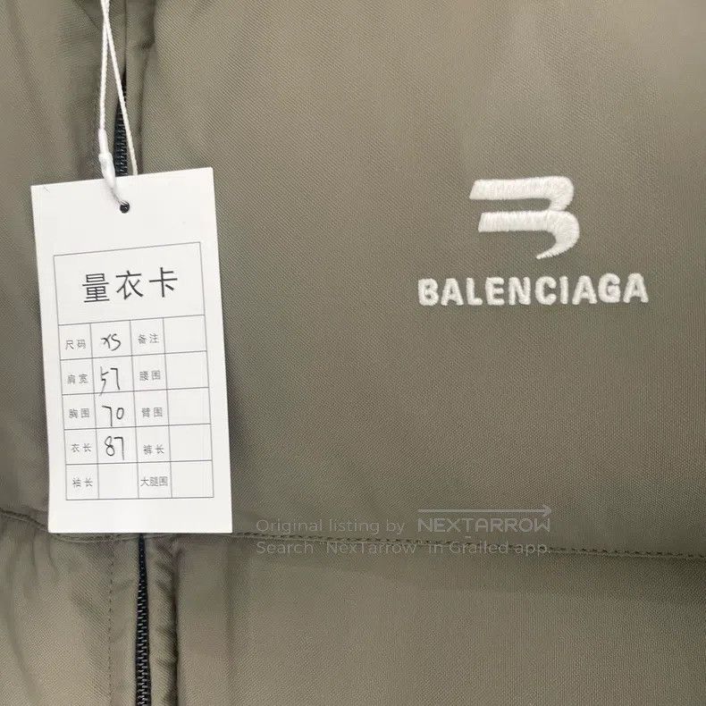 Balenciaga Balenciaga Brown Double Hook Logo Puffer Jacket Size US XS / EU 42 / 0 - 6 Thumbnail
