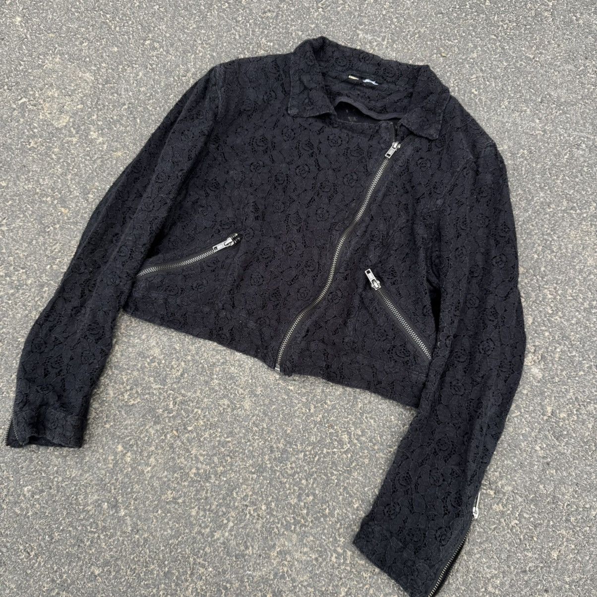 Other Avant Garde Transparent Boxy Mesh Bomber Jacket Opium Size M / US 6-8 / IT 42-44 - 9 Thumbnail