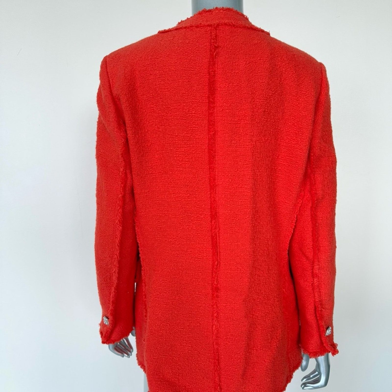 Zara Zara tweed women jacket size XL Size XL / US 12-14 / IT 48-50 - 3 Thumbnail