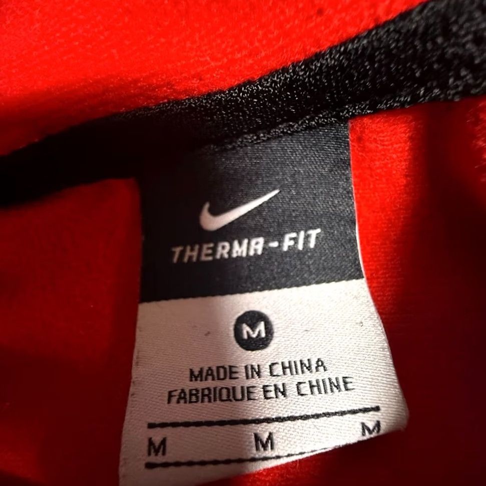 Nike Nike Elite Therma-FIT Hoodie Mens M Red Black Pullover Colorblock Sweatshirt Size US M / EU 48-50 / 2 - 3 Thumbnail