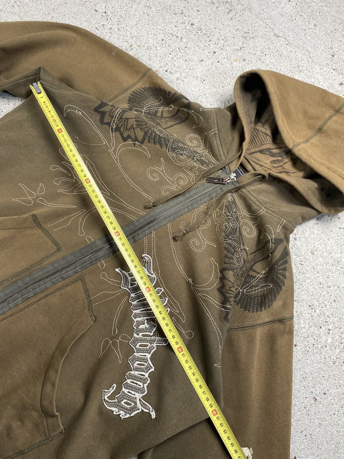 Billabong Billabong hoodie brown affliction surf skate vintage archive Size US L / EU 52-54 / 3 - 18 Thumbnail