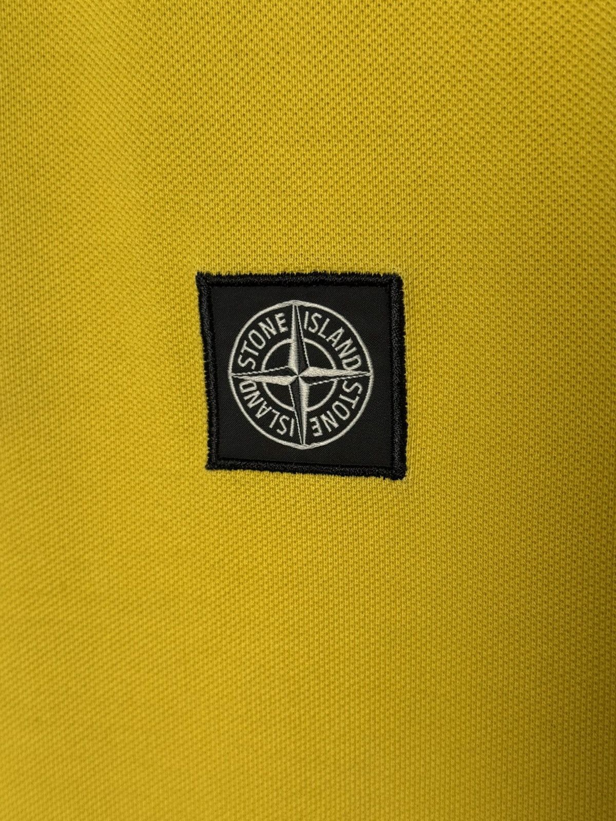 Stone Island Vintage Stone Island Patch Program Yellow Polo Shirt Size S Size US S / EU 44-46 / 1 - 4 Thumbnail