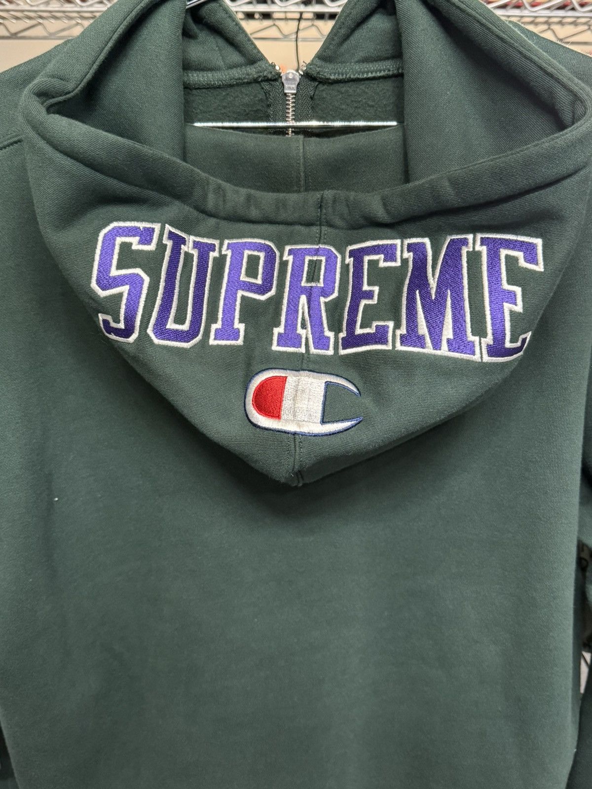 Champion × Supreme SUPREME X CHAMPION HOODIE ARC LOGO ZIP UP SIZE XL Size US XL / EU 56 / 4 - 7 Thumbnail