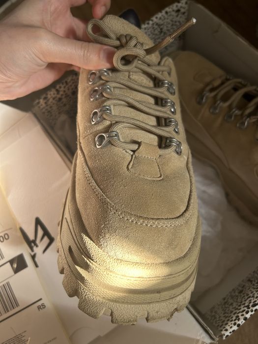 Eytys Eytys Beige Suede Angel Sneakers In Dune | Grailed