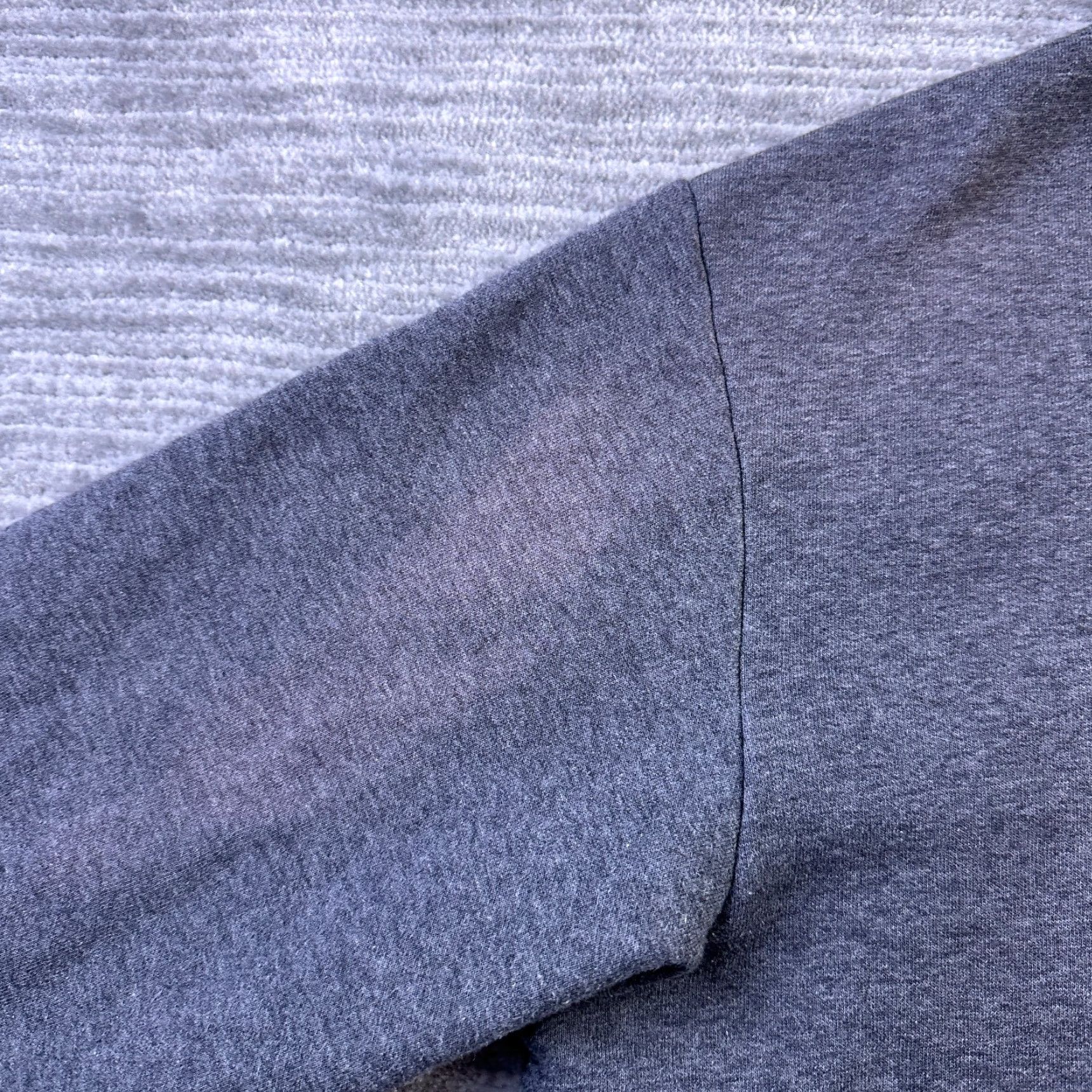 Nike VINTAGE Nike Hoodie Mens Large Gray Full Zip Y2K Size US L / EU 52-54 / 3 - 5 Thumbnail