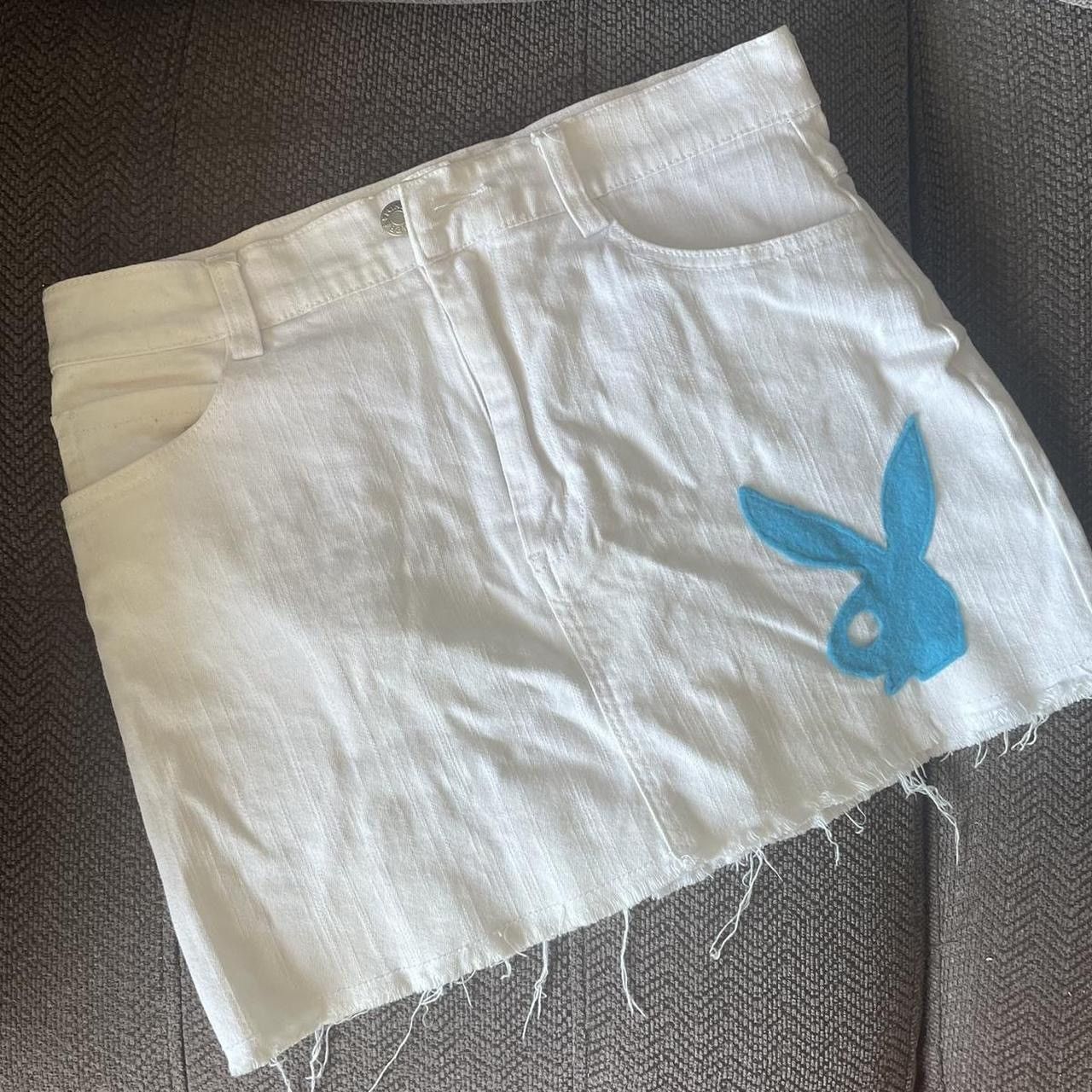 Playboy Supre playboy vintage mini denim skirt Size 26" / US 2 / IT 38 - 1 Thumbnail
