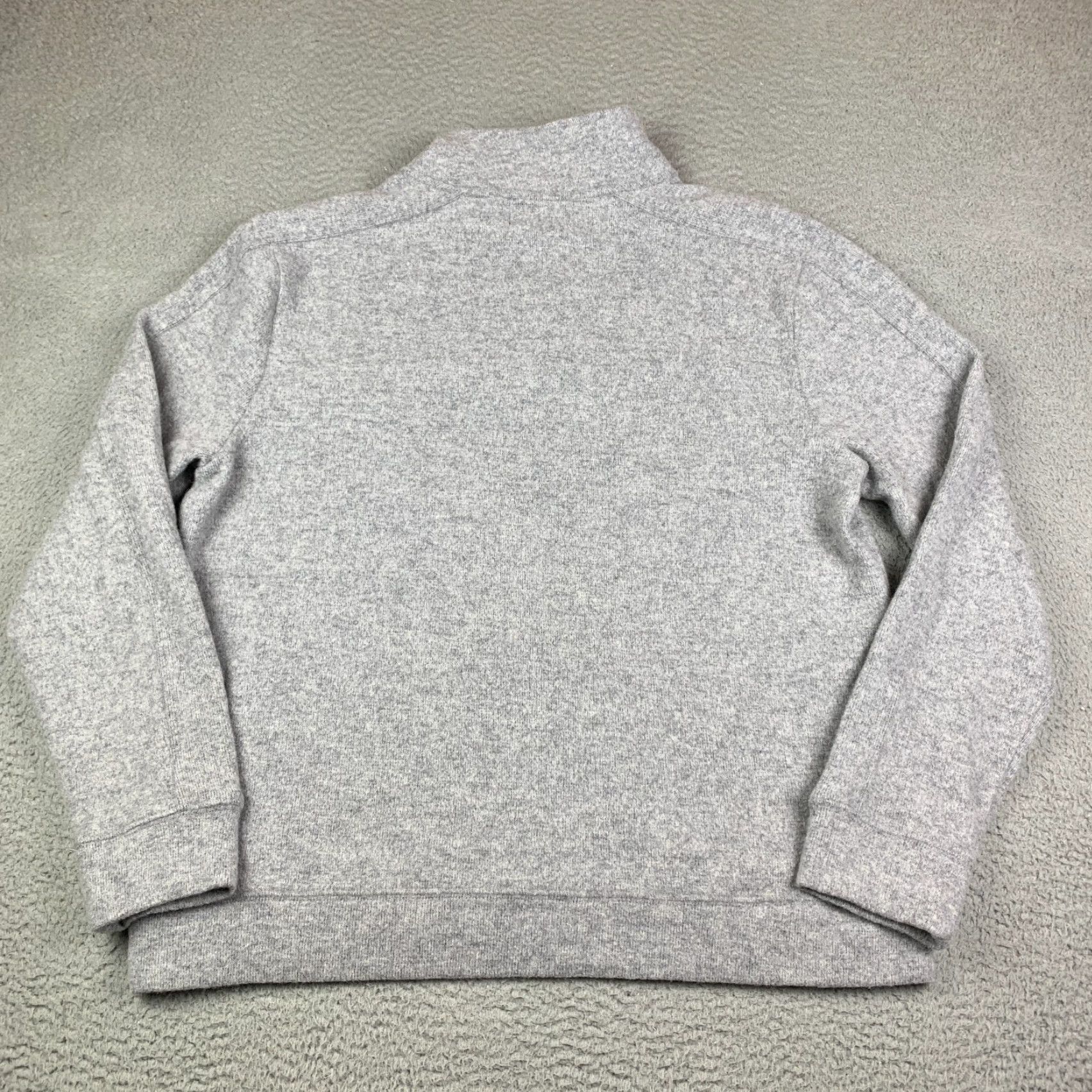 Toad&Co Toad & Co Kennicott Sweater Men's Large Gray Wool Blend 1/4 Zip Pullover Size US L / EU 52-54 / 3 - 2 Thumbnail