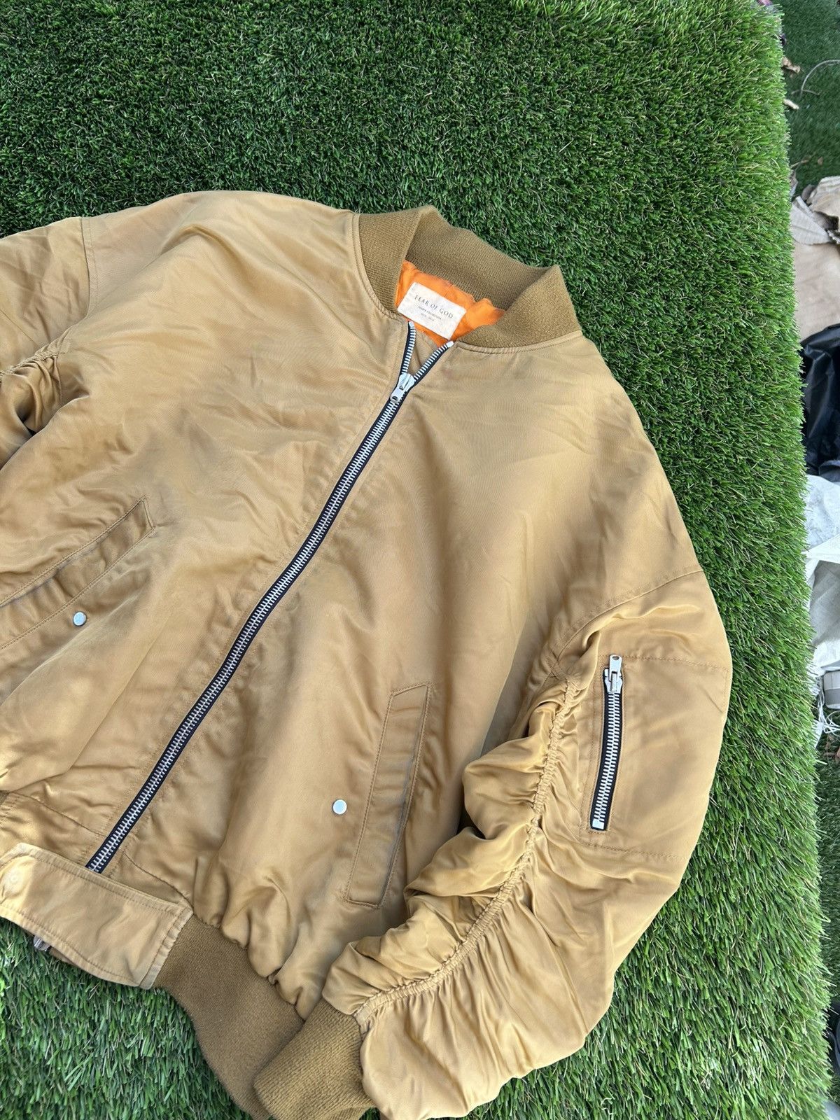 Fear Of God FW15 Fourth Collection Khaki Bomber Jacket