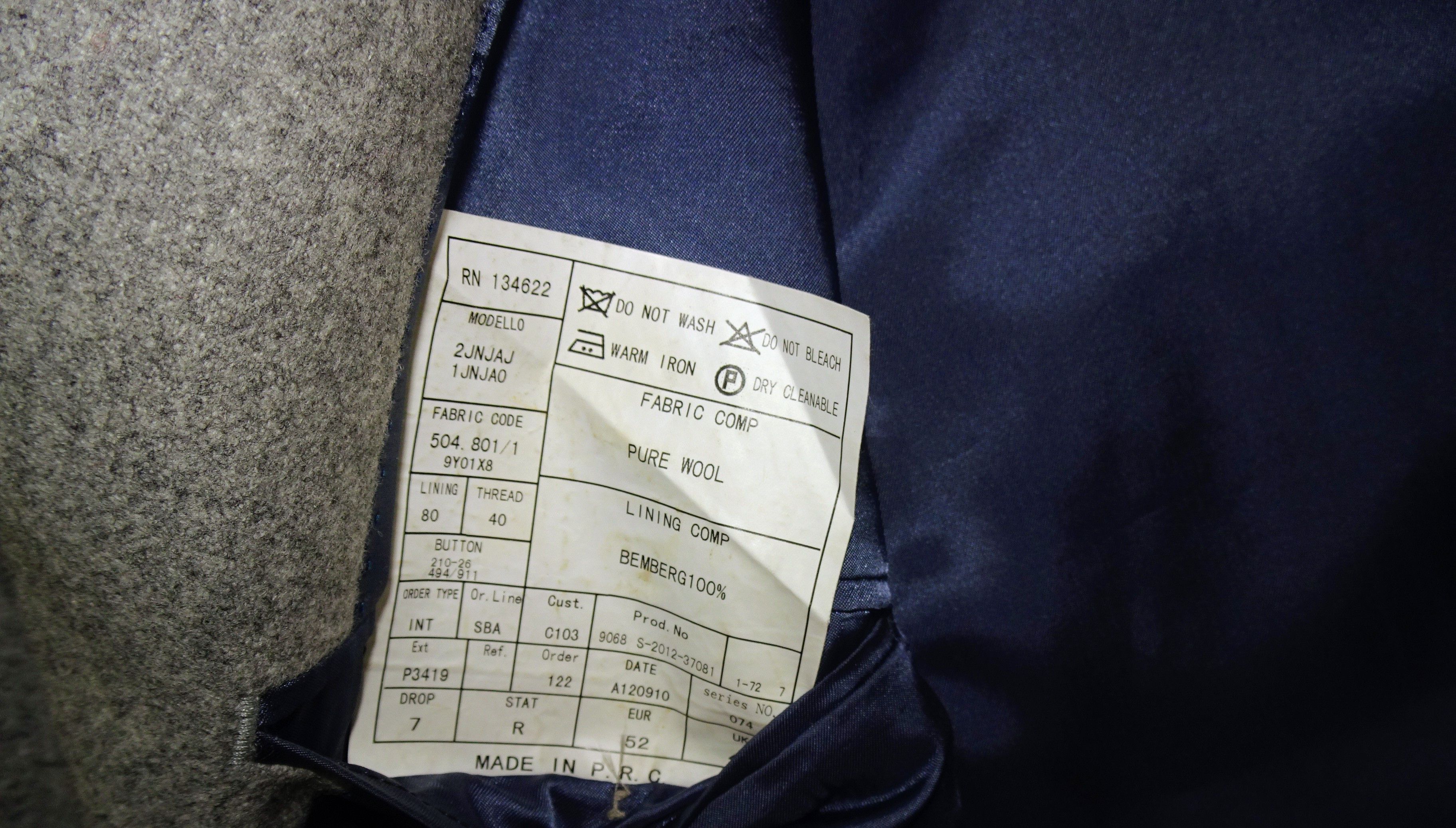 Suitsupply SUITSUPPLY WOOL DB BLAZER Size 52R - 4 Thumbnail
