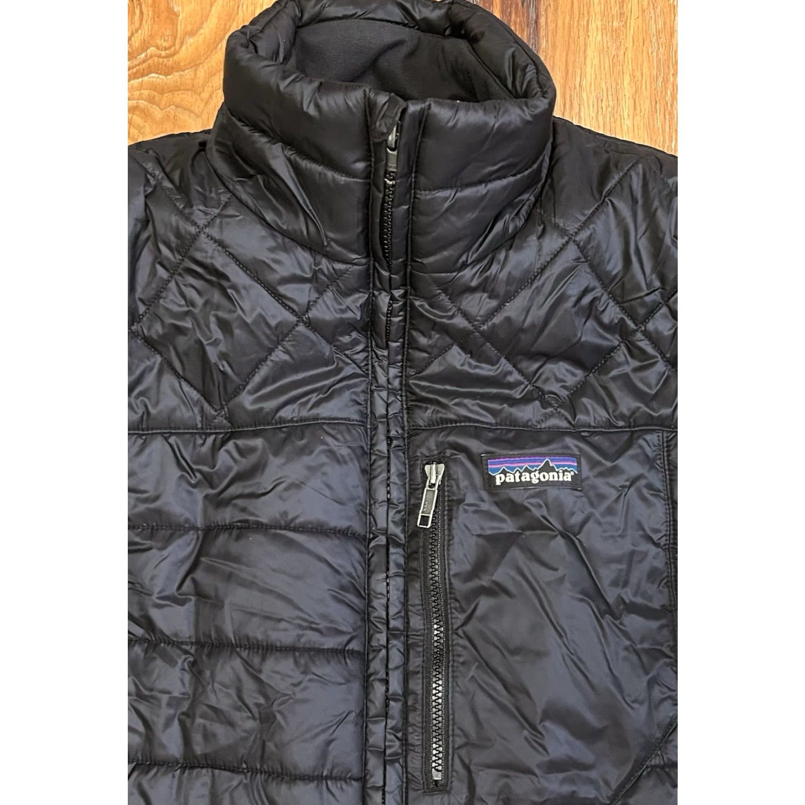 Patagonia PATAGONIA Womens Puffer Jacket Insulated Lightweight Coat M Black Nylon Polyester Zip Quilted Pockets Logo corn depot? Size M / US 6-8 / IT 42-44 - 5 Thumbnail