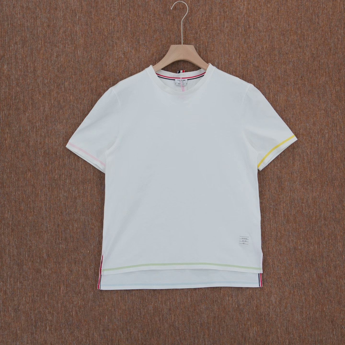 Thom Browne Thom Browne Brown T-Shirt L Men Size US L / EU 52-54 / 3 - 1 Thumbnail