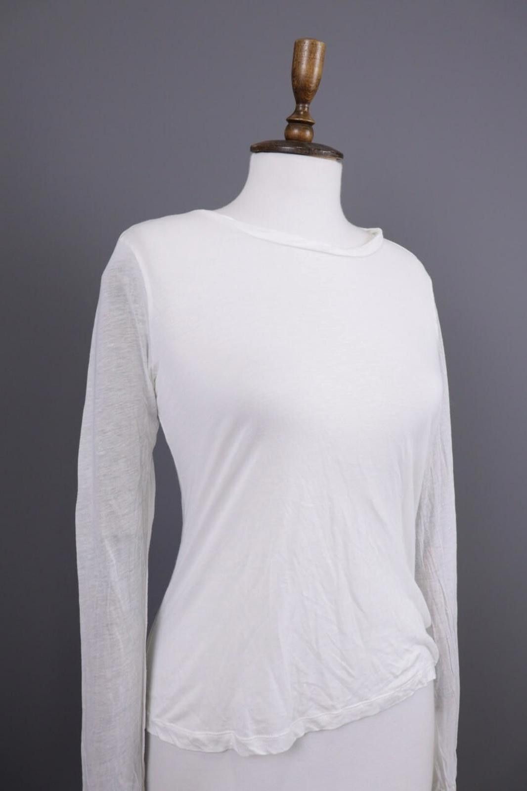 Designer Me+Em White Relaxed Summer Sweater Size UK 10 / US 6 Size M / US 6-8 / IT 42-44 - 4 Thumbnail