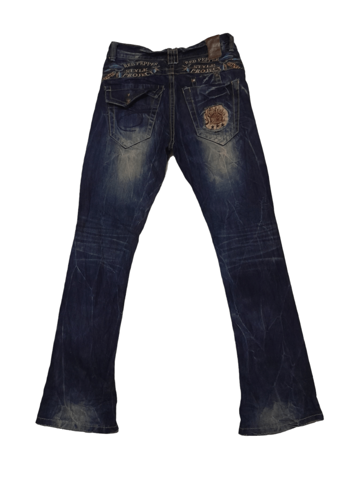 Japanese Brand Red Label Red Pepper Gold Edition Flare Denim (F273) W30 Size US 30 / EU 46 - 4 Thumbnail