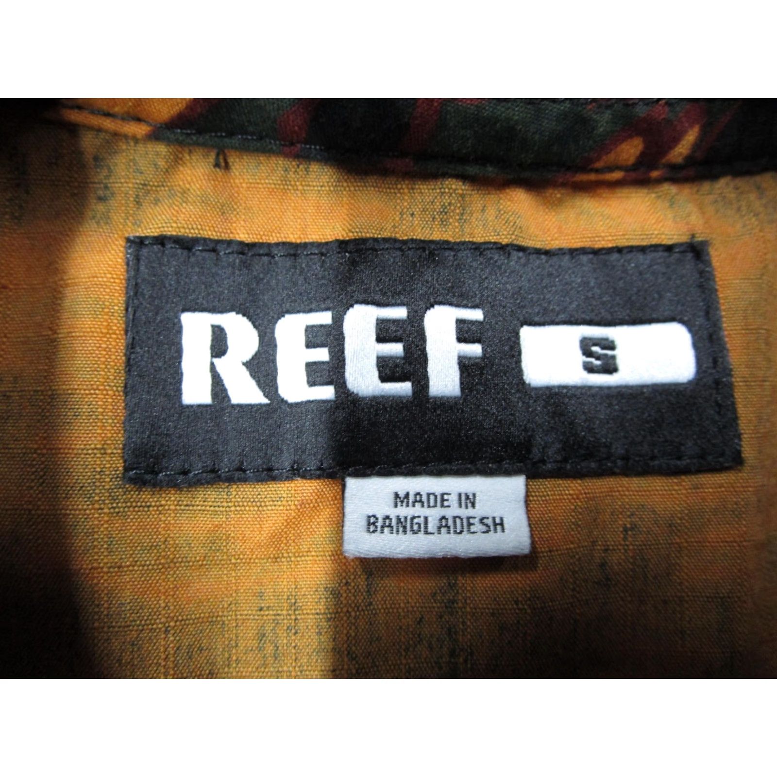 REEF Reef Jacket Mens Small Black Tiger Camo Hooded 1/4 Zip Anorak Pullover Size US S / EU 44-46 / 1 - 3 Thumbnail