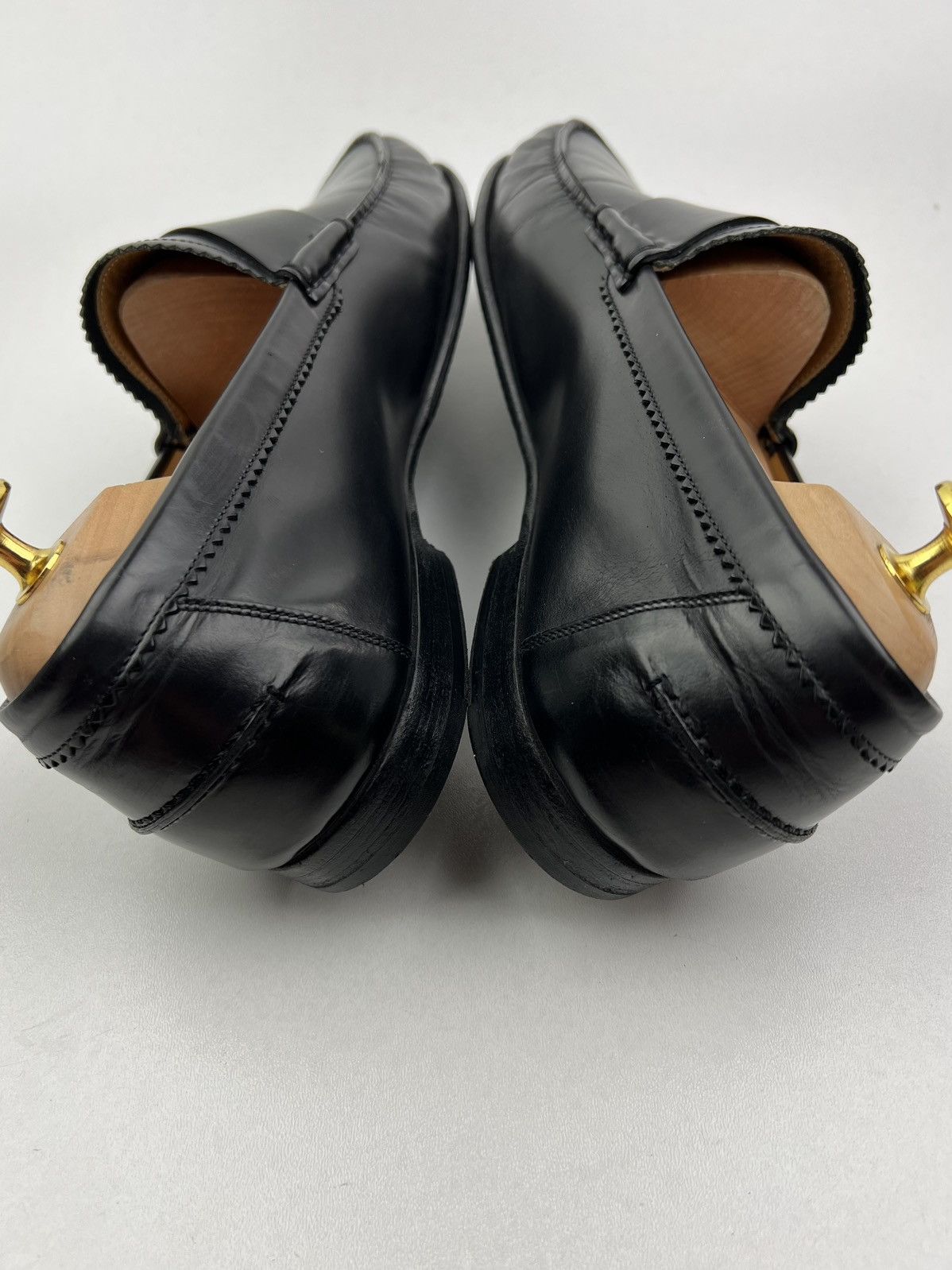 Gucci GUCCI Loafers Leather Penny Shoes GG Logo Black Men’s Size US 9.5 / EU 42-43 - 11 Thumbnail