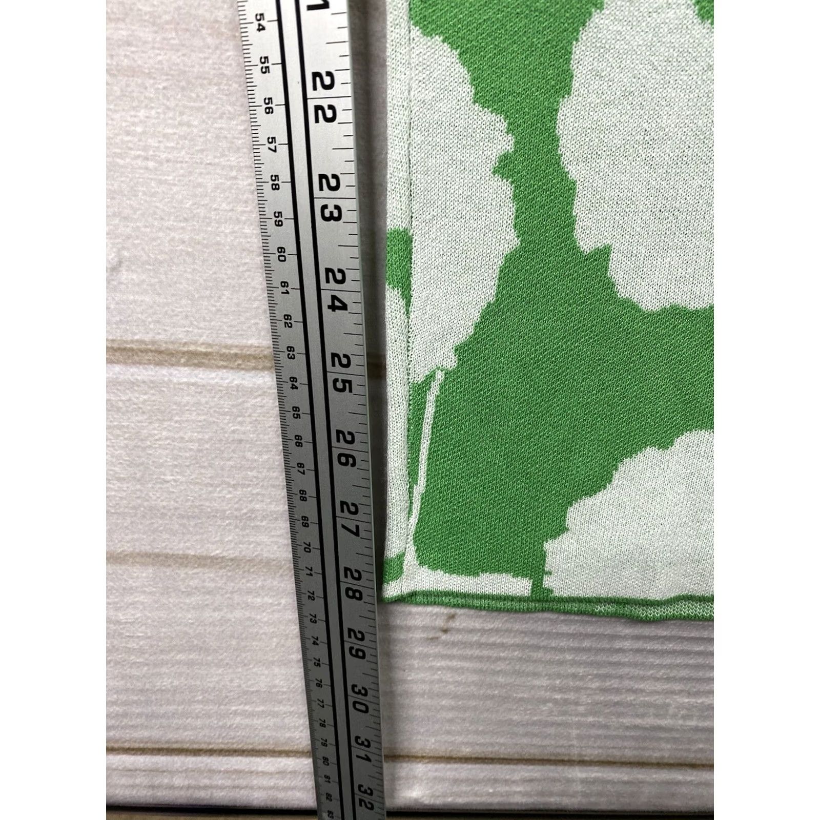 Diane von Furstenberg Diane von Furstenberg Pants Womens 2XL Green Floral Knit Straight Front Vivacious DVF Pants Womens 2XL Green Floral Knit Straight Front Brand New Size XXL / US 16-18 / IT 52-54 - 5 Thumbnail