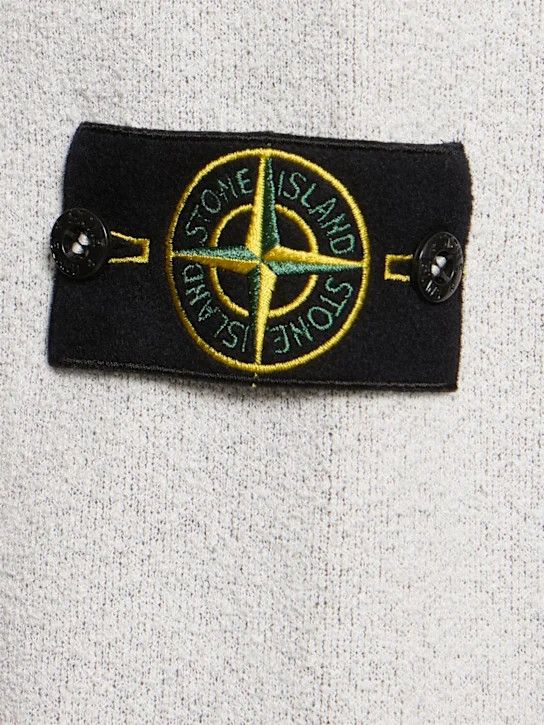 Stone Island o1lsvrm0425 Crewneck Cotton Blend Sweatshirt in Ivory Size US L / EU 52-54 / 3 - 5 Thumbnail
