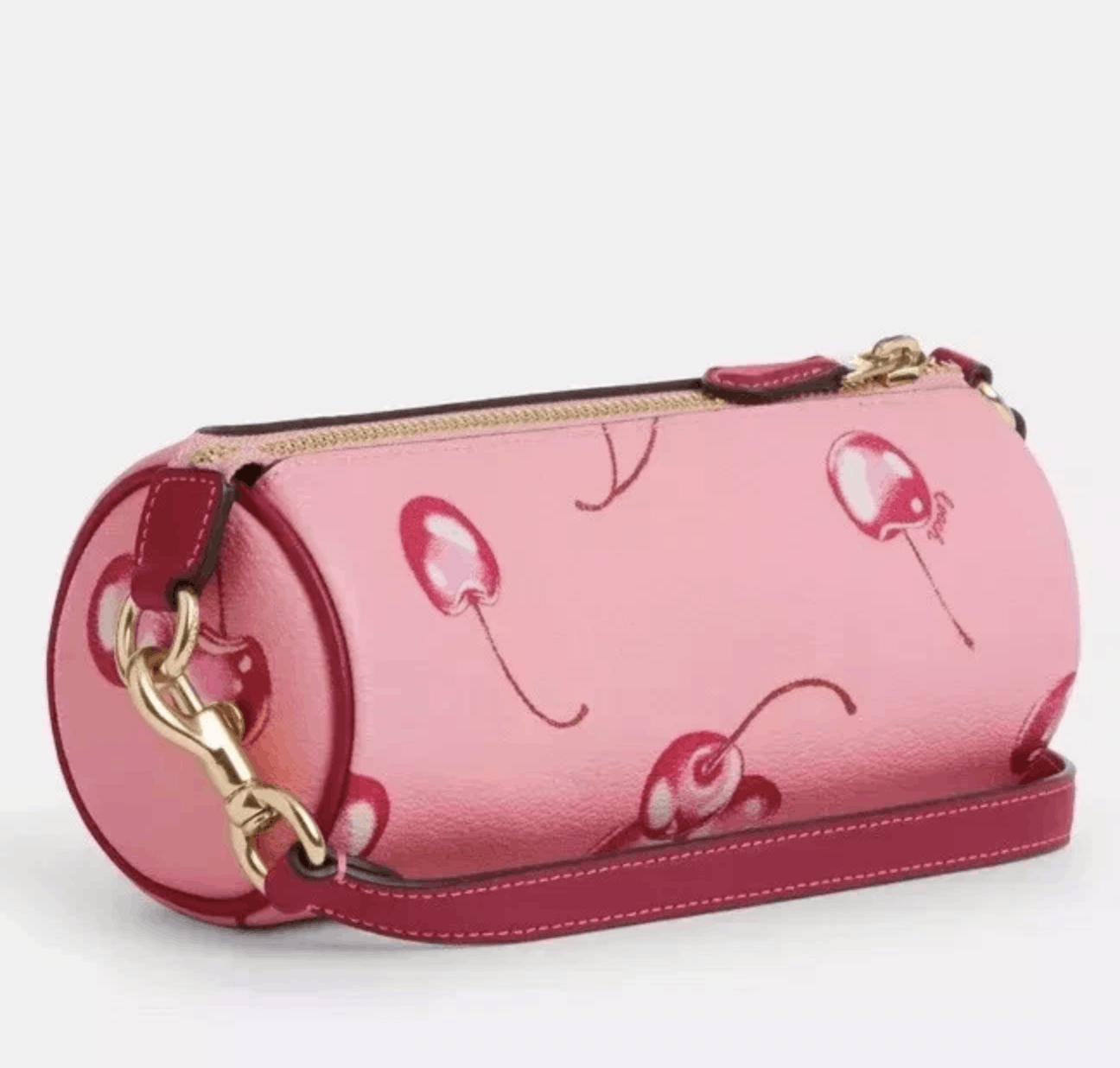 Coach NWT Coach Nolita Barrel Bag With Cherry Print CR371 Size ONE SIZE - 5 Thumbnail