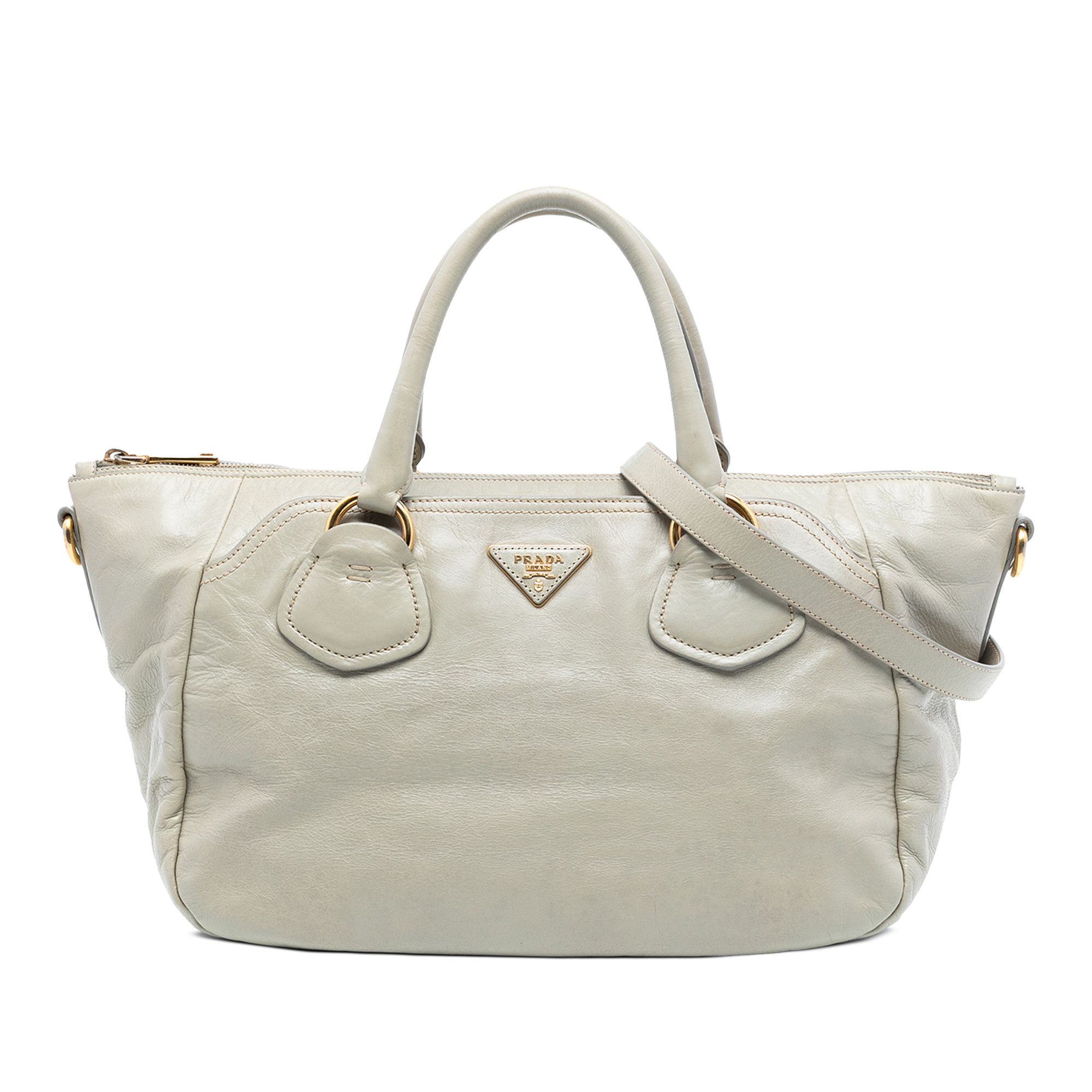 Prada Vitello Shine Satchel