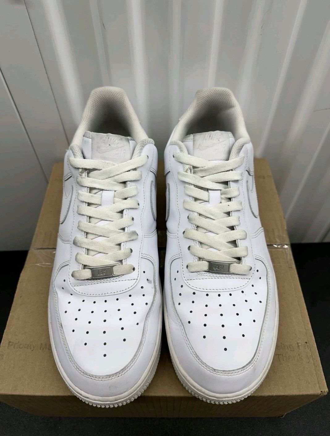 Nike Nike Air Force 1 07 Triple White CW2288111 Size 11.5 Men Size US 11.5 / EU 44-45 - 2 Thumbnail