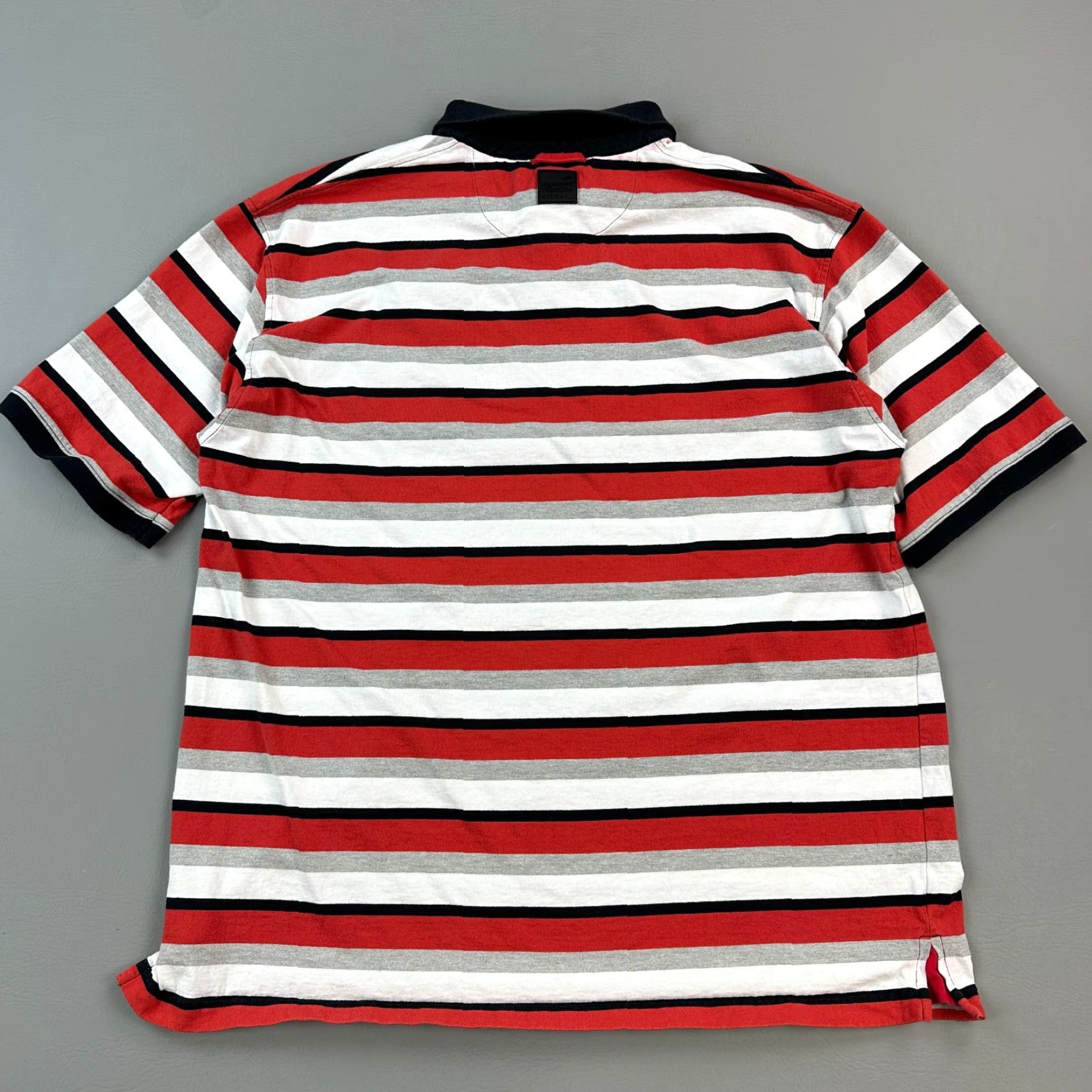 Vintage VINTAGE Marithe Francois Girbaud Polo Shirt Mens 2XL Striped Hip Hop Street Y2K Size US XXL / EU 58 / 5 - 7 Thumbnail