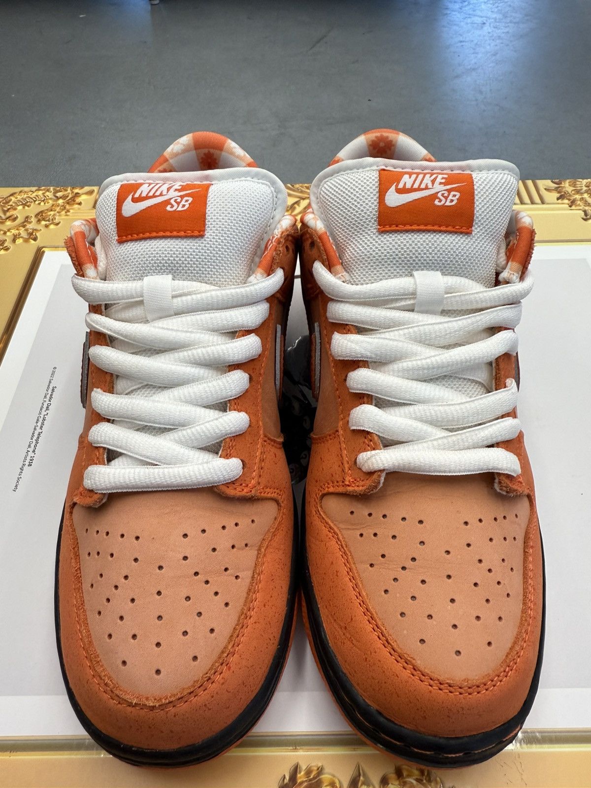 CNCPTS × Nike 2022 Nike SB Dunk Low Concepts Orange Lobster Special Box Size US 6.5 / EU 39-40 - 11 Thumbnail