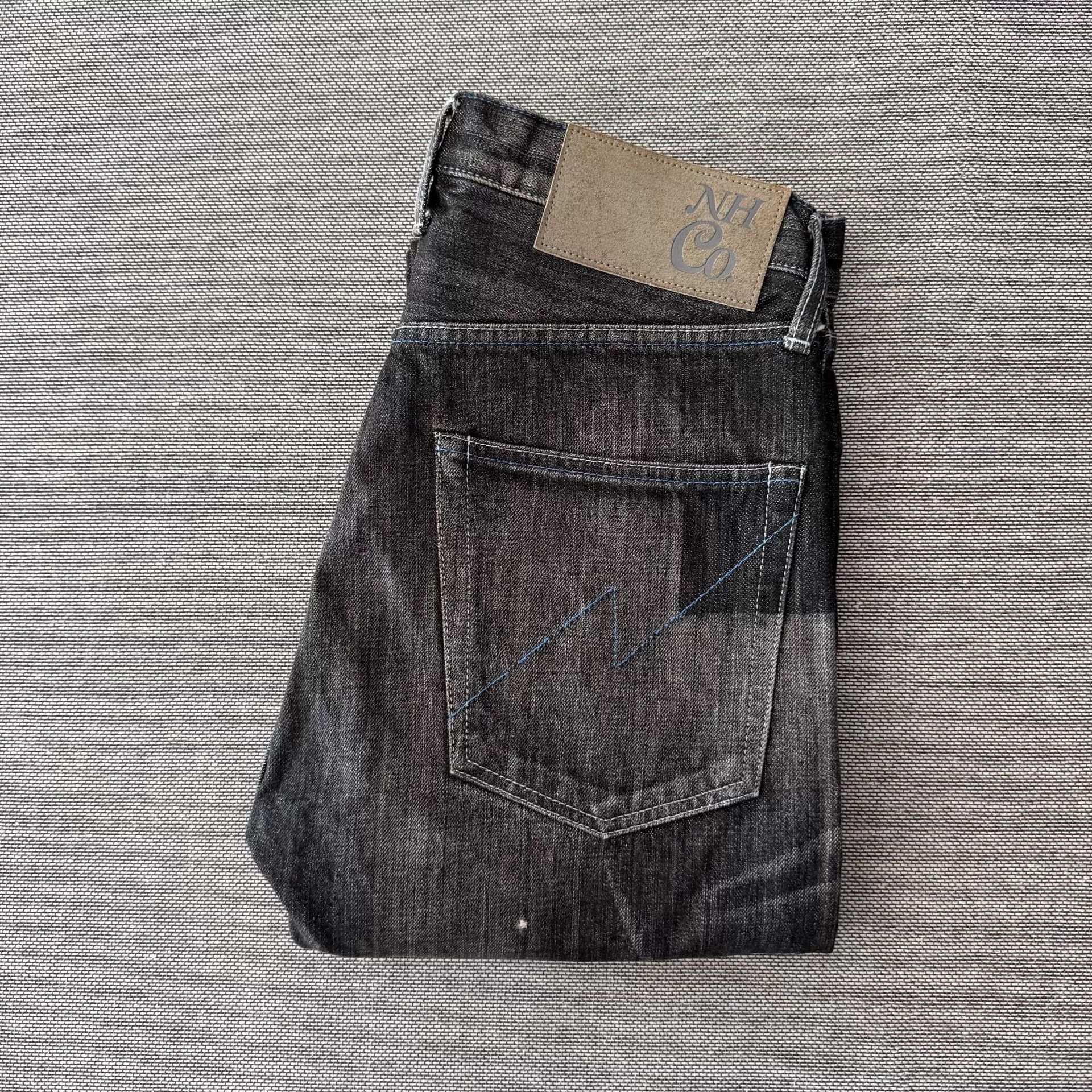 Neighborhood Neighborhood 14AW Slim Straight Black Distressed Denim Size US 32 / EU 48 - 1 Thumbnail