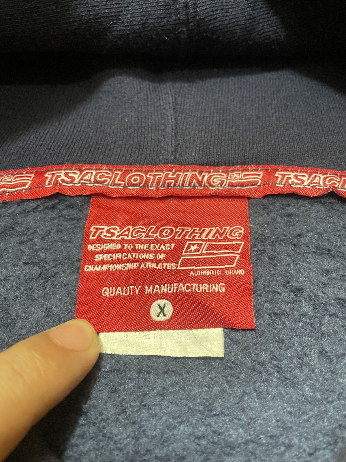 Vintage Vintage TSA Clothing Skate Hoodie Pull Over Size US XL / EU 56 / 4 - 4 Thumbnail