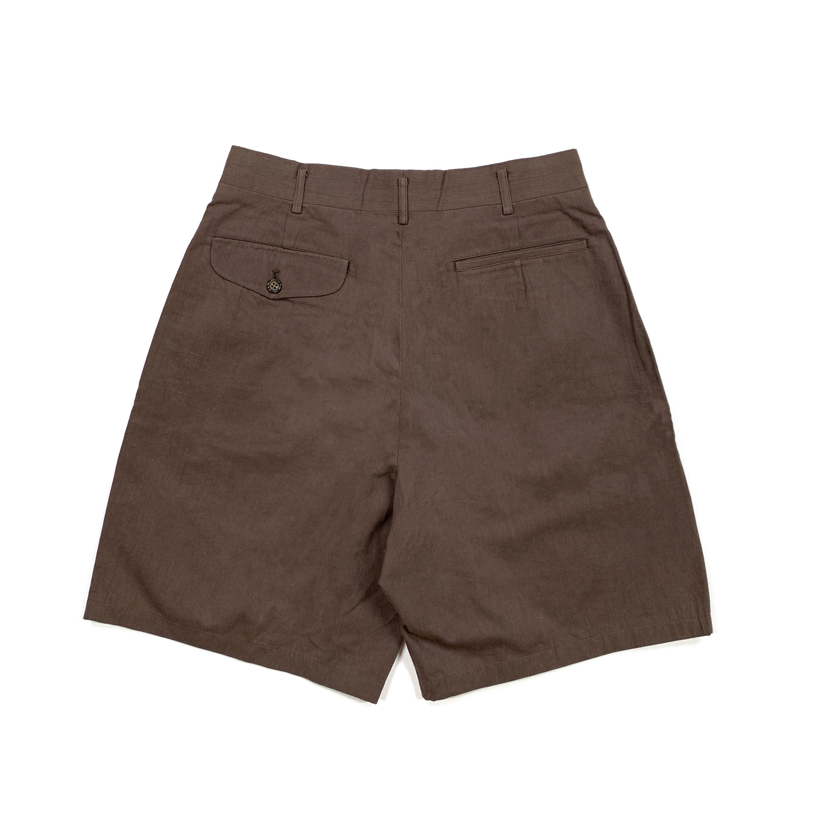 Comme des Garcons 90s Pleated Dad Shorts Size US 30 / EU 46 - 2 Thumbnail