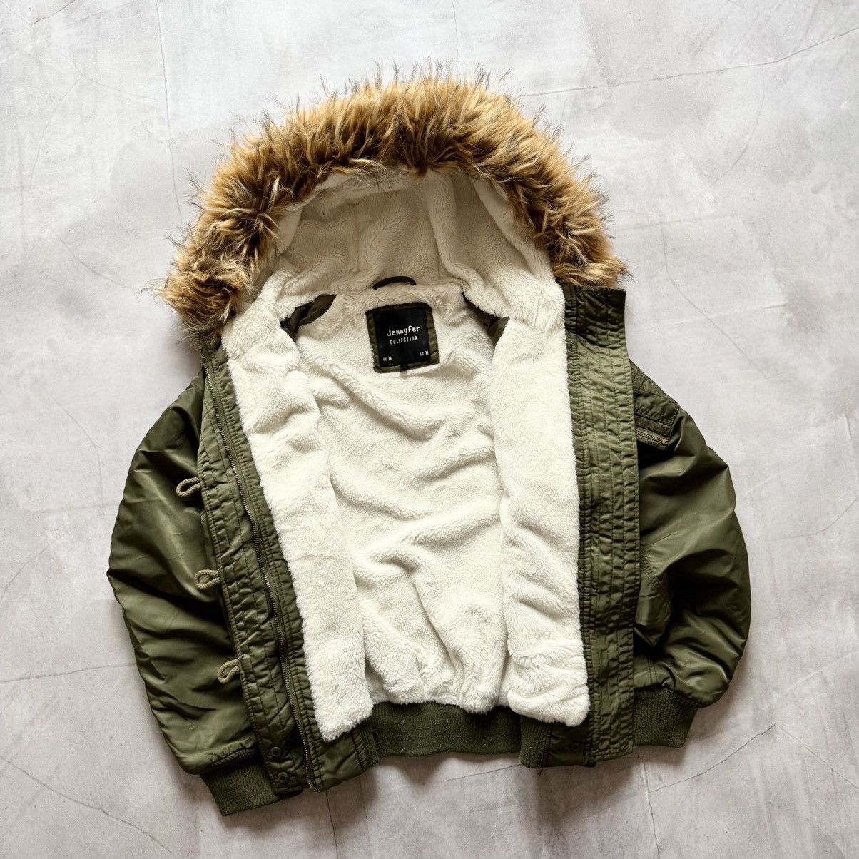 If Six Was Nine Military Bomber Jacket Fur LGB If Six Was Nine Vibe Y2K Size M / US 6-8 / IT 42-44 - 7 Thumbnail