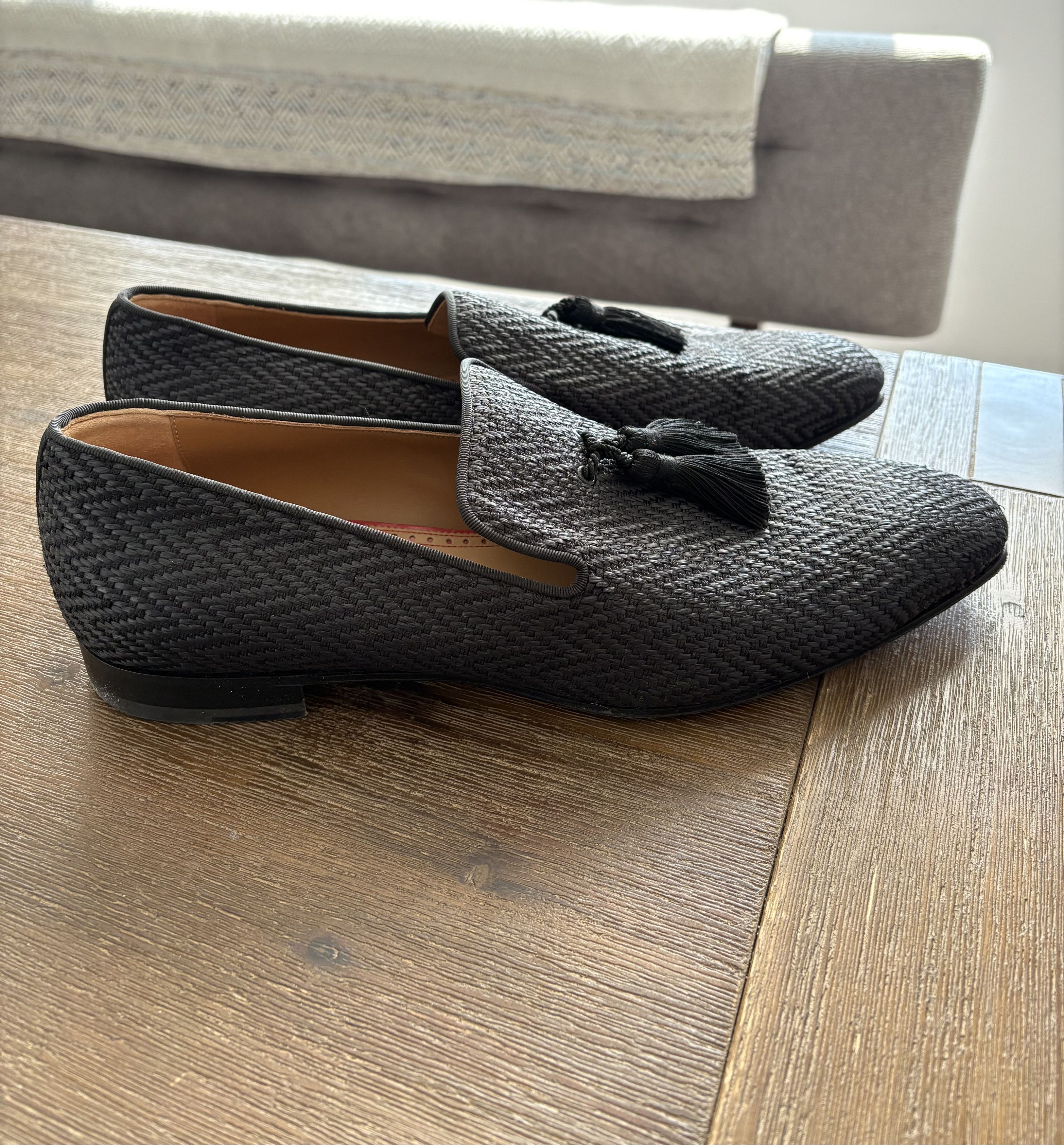 Christian Louboutin Officialito Zigzag Moccasins Size US 13 / EU 46 - 1 Thumbnail