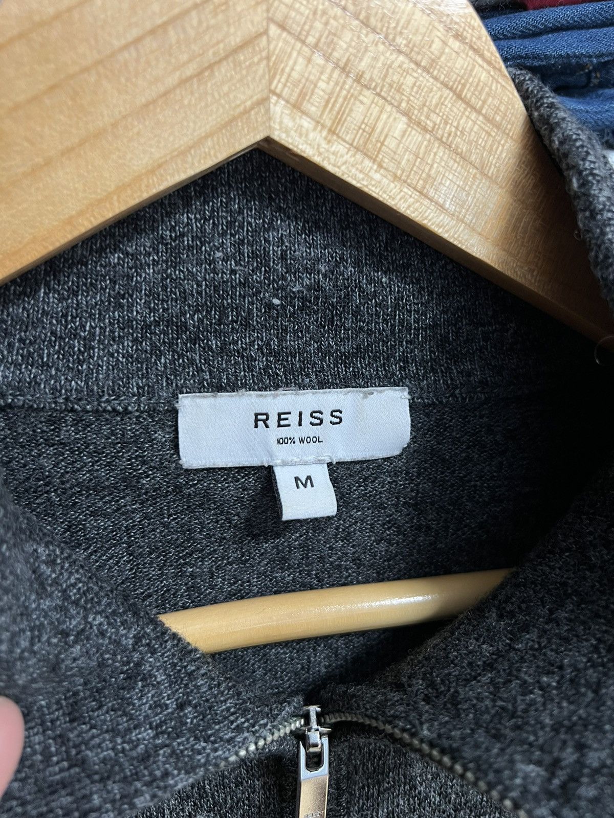 Reiss Reiss 1/4 Zip Wool Sweater Long Sleeve Luxury Pullover Sz M Size US M / EU 48-50 / 2 - 3 Thumbnail