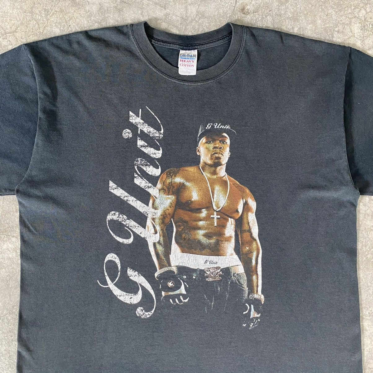 Rap Tees Vintage 2000’s G-Unit 50 cent Sun Faded Tour Promo Rap Tee Size US XL / EU 56 / 4 - 3 Thumbnail