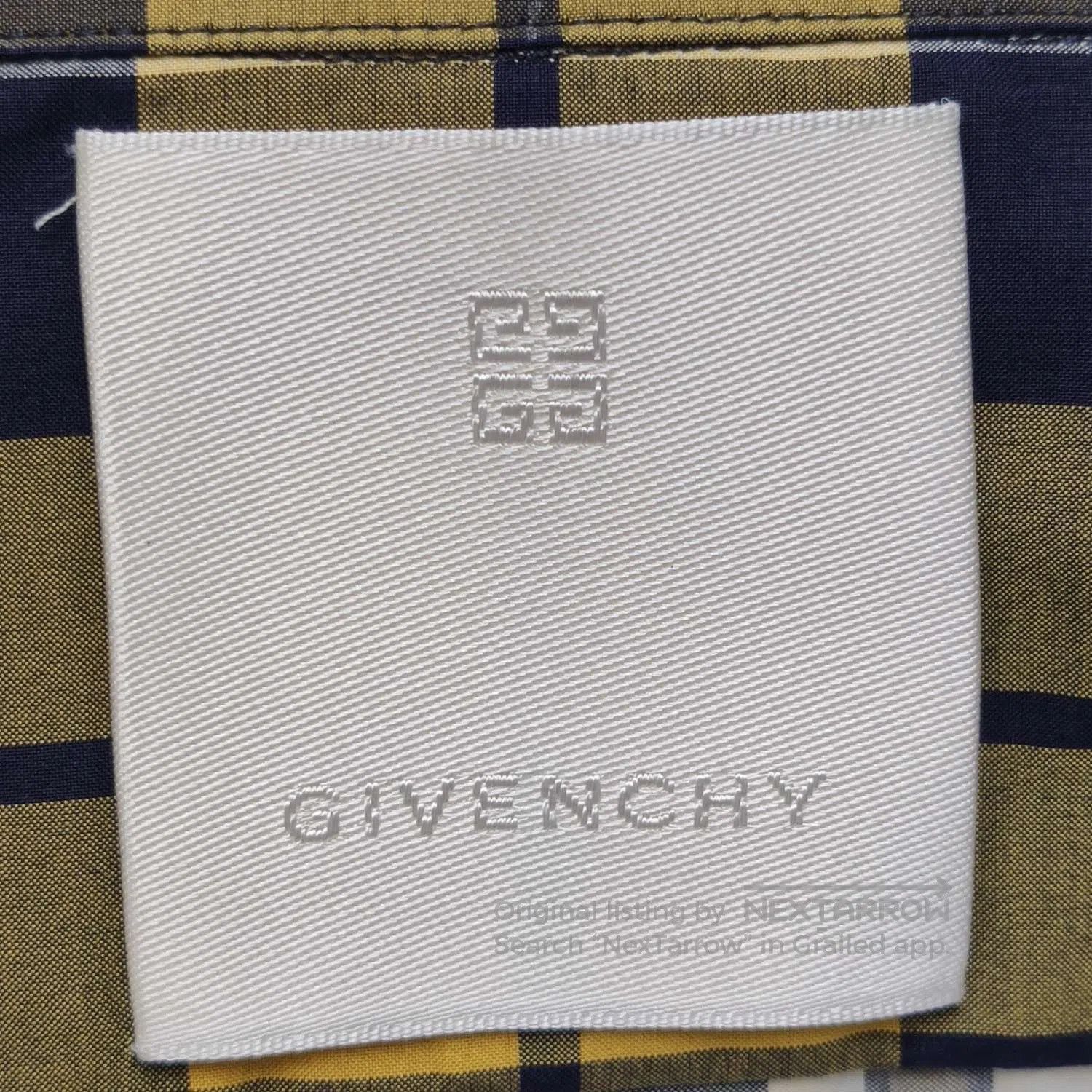 Givenchy Givenchy Cotton Check Short-Sleeve Button Shirt. Size US M / EU 48-50 / 2 - 2 Thumbnail