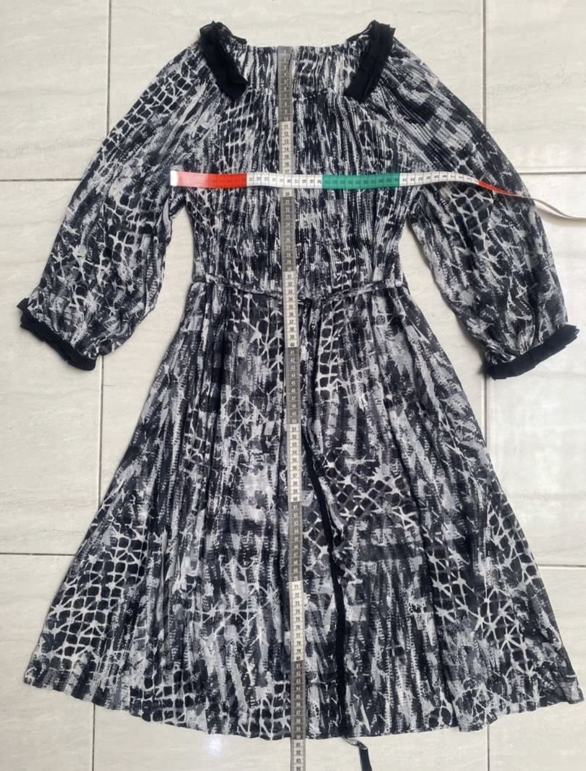 Other YUMA KOSHINO Pleats Dress Size XS / US 0-2 / IT 36-38 - 8 Thumbnail